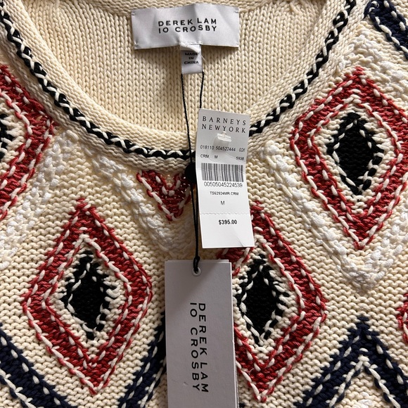 NWT “DEREK LAM” COWGIRL TOP/SIZE M/HANDMADE DESIGN/UNIQUE/MULTICOLOR - Picture 3 of 11